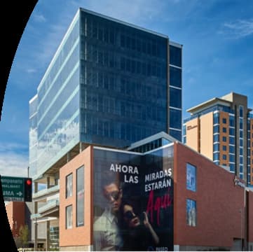 Contemporary garden with water features